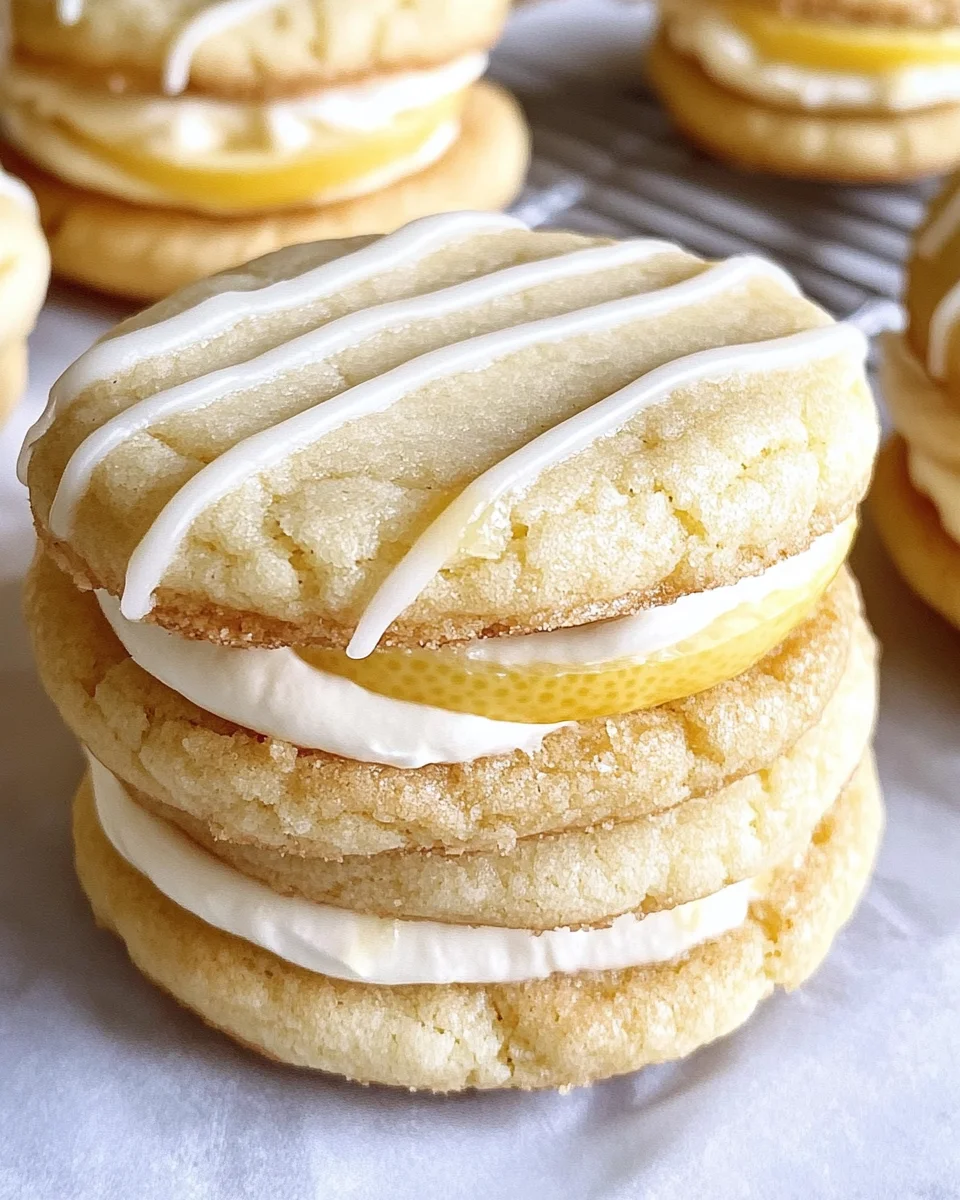 Lemon Cookie Sandwiches