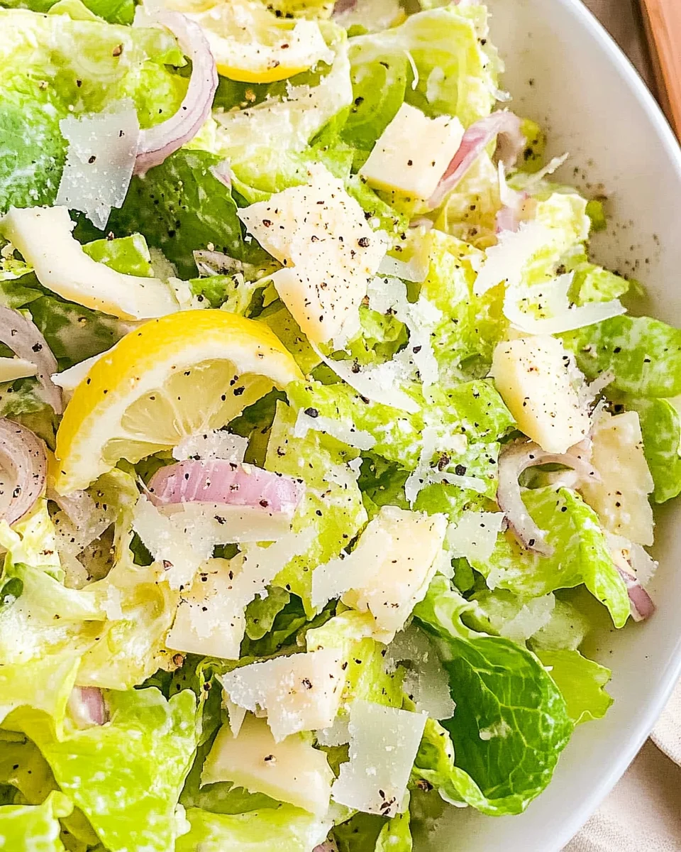 Lemon Parmesan Salad