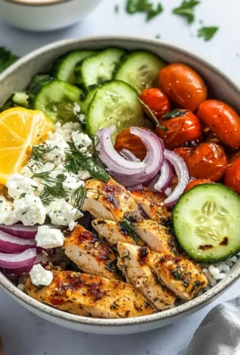 Mediterranean-Inspired Lemon-Dill Chicken Bowls