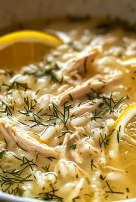 Mediterranean Lemon Chicken Soup: A Creamy, Comforting Bowl of Sunshine