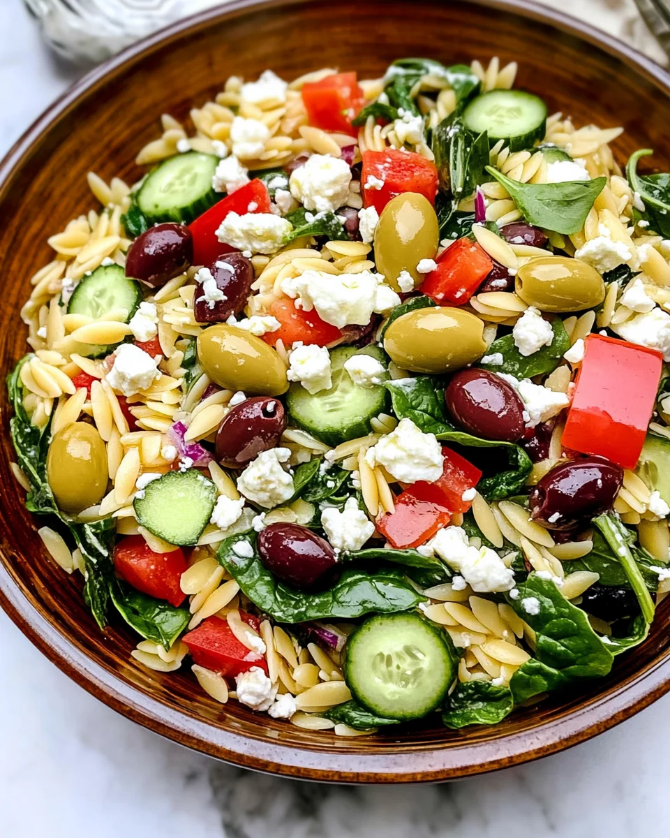 Mediterranean Orzo Salad Recipe