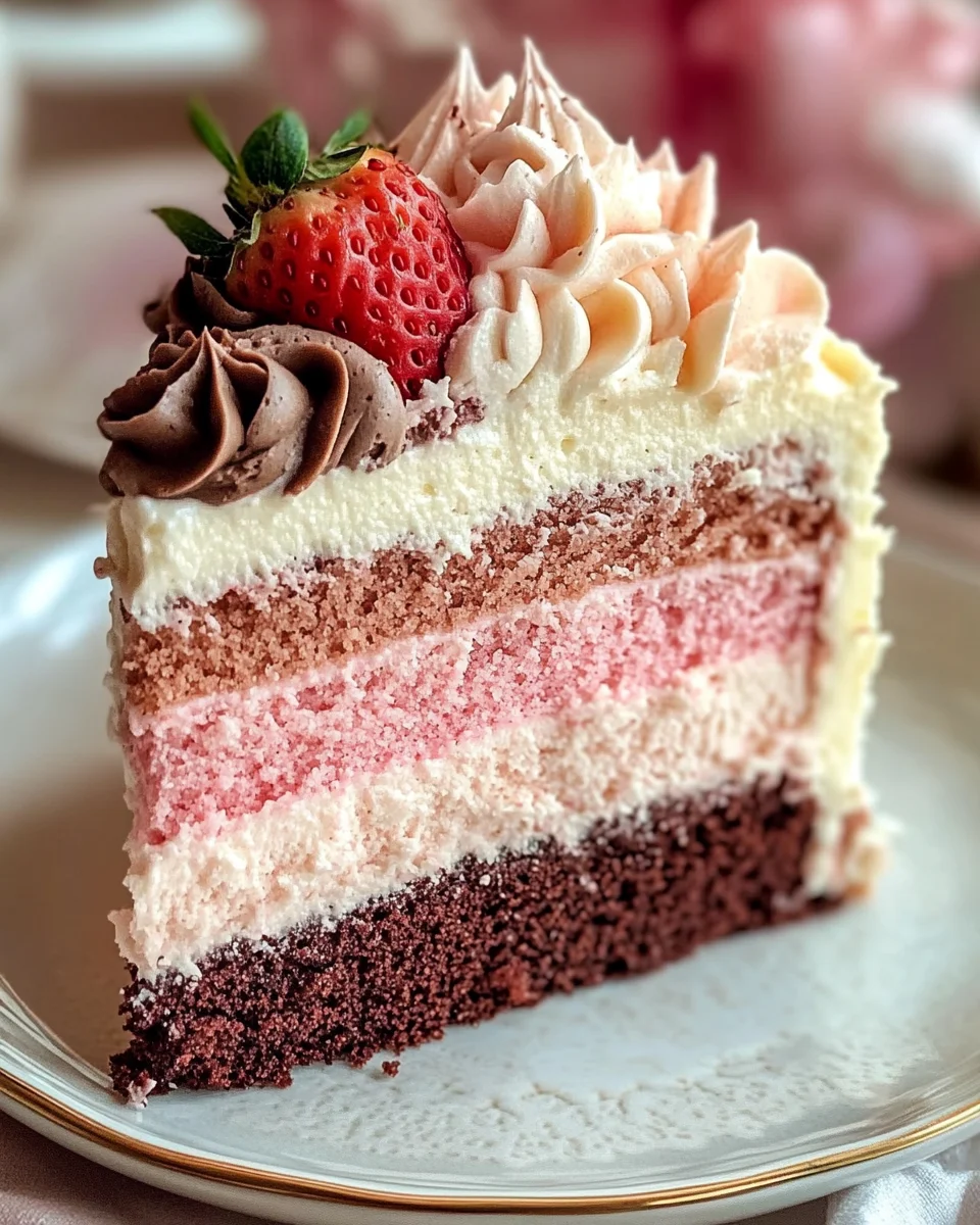 Neapolitan Cake