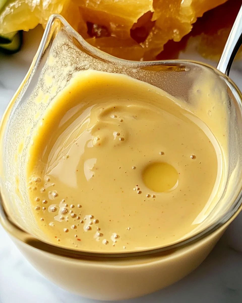 Orange Honey Mustard Dressing