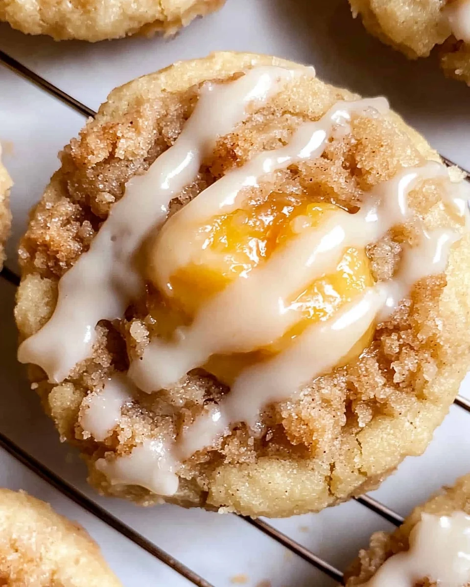 Peach Cobbler Cookies