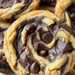 Peanut Butter Brownie Swirl Cookies