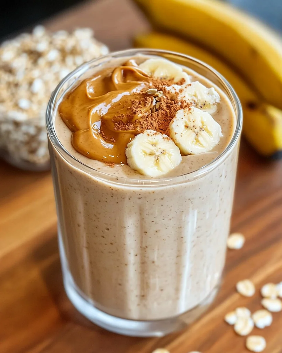Peanut Butter Oatmeal Smoothie