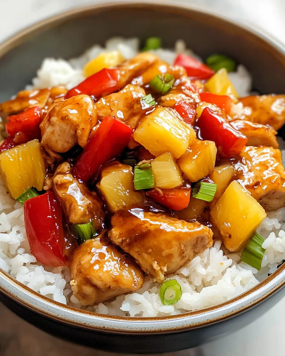 Pineapple Chicken and Rice: A Sweet and Savory Weeknight Favorite