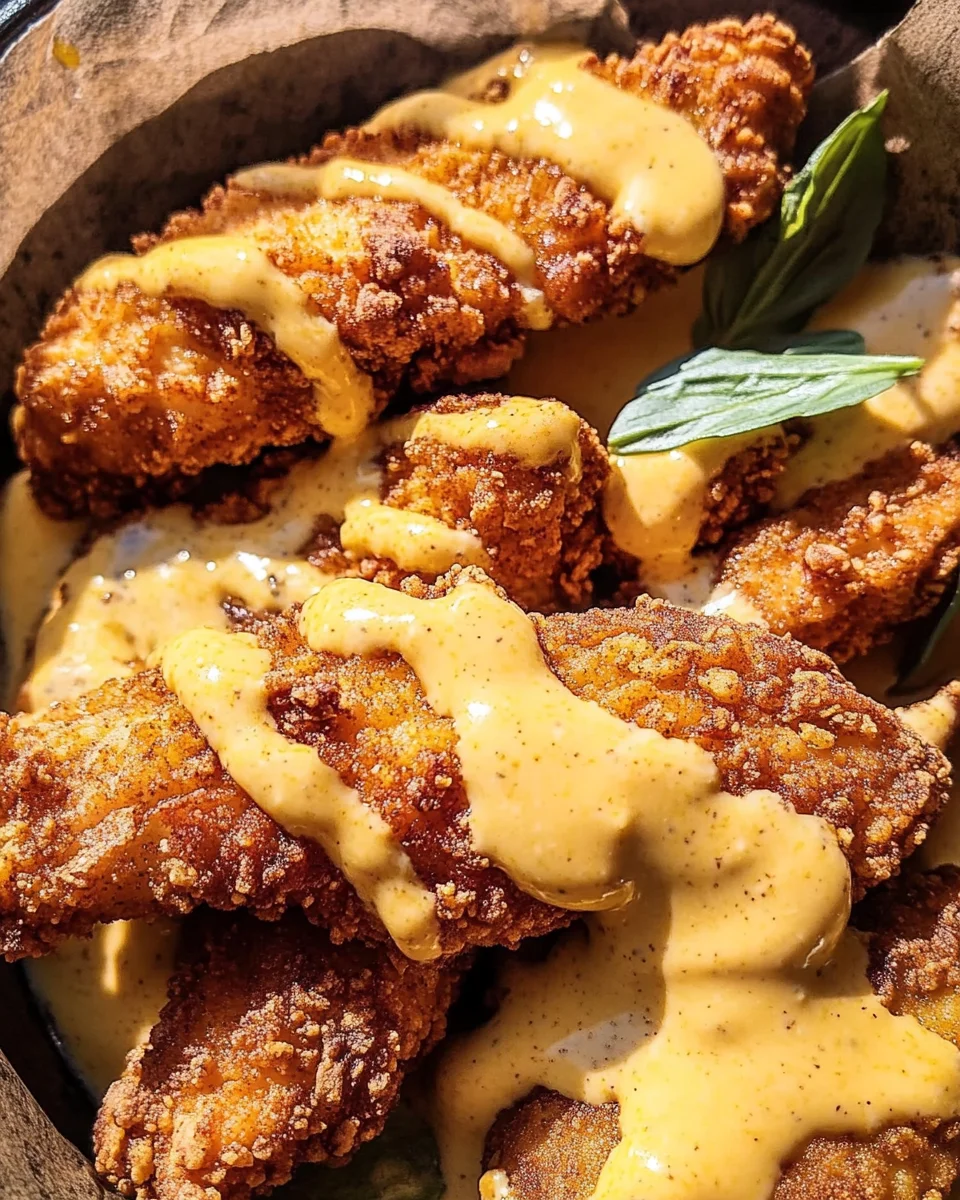Pretzel Chicken with Mustard-Cheddar Sauce: An Amazing Ultimate Recipe