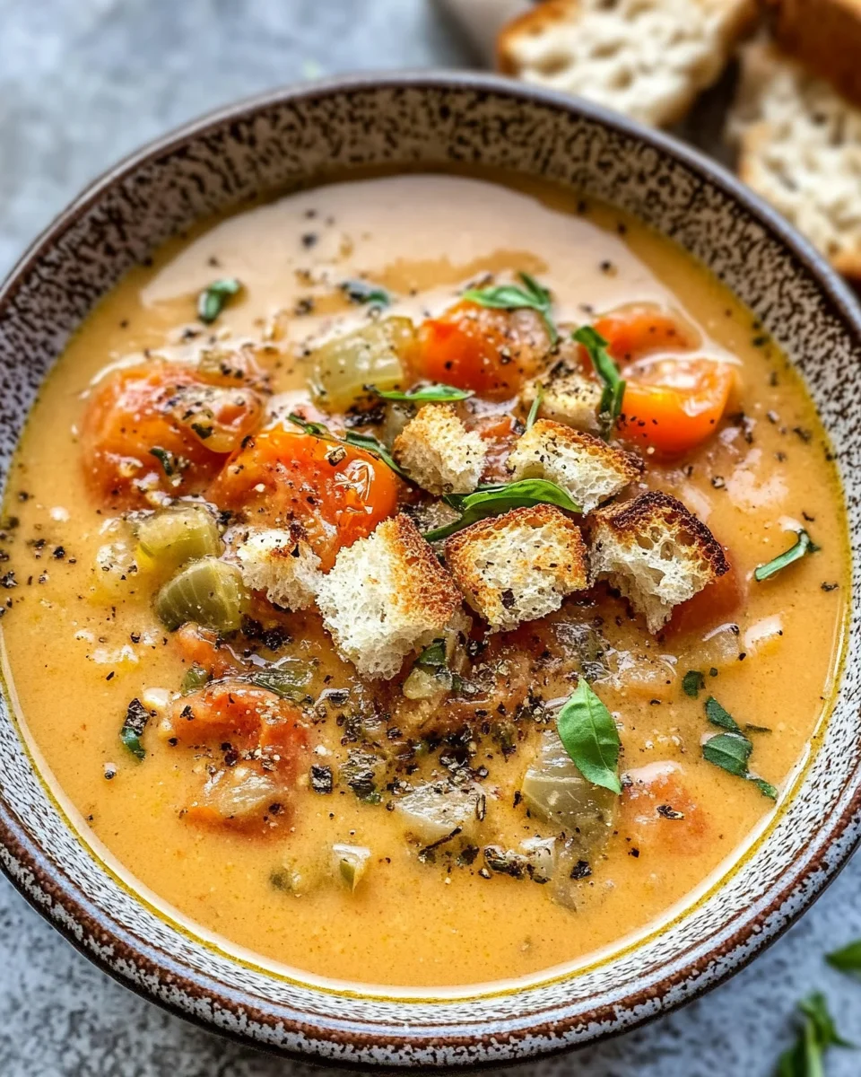 Roasted Tomato Basil Soup