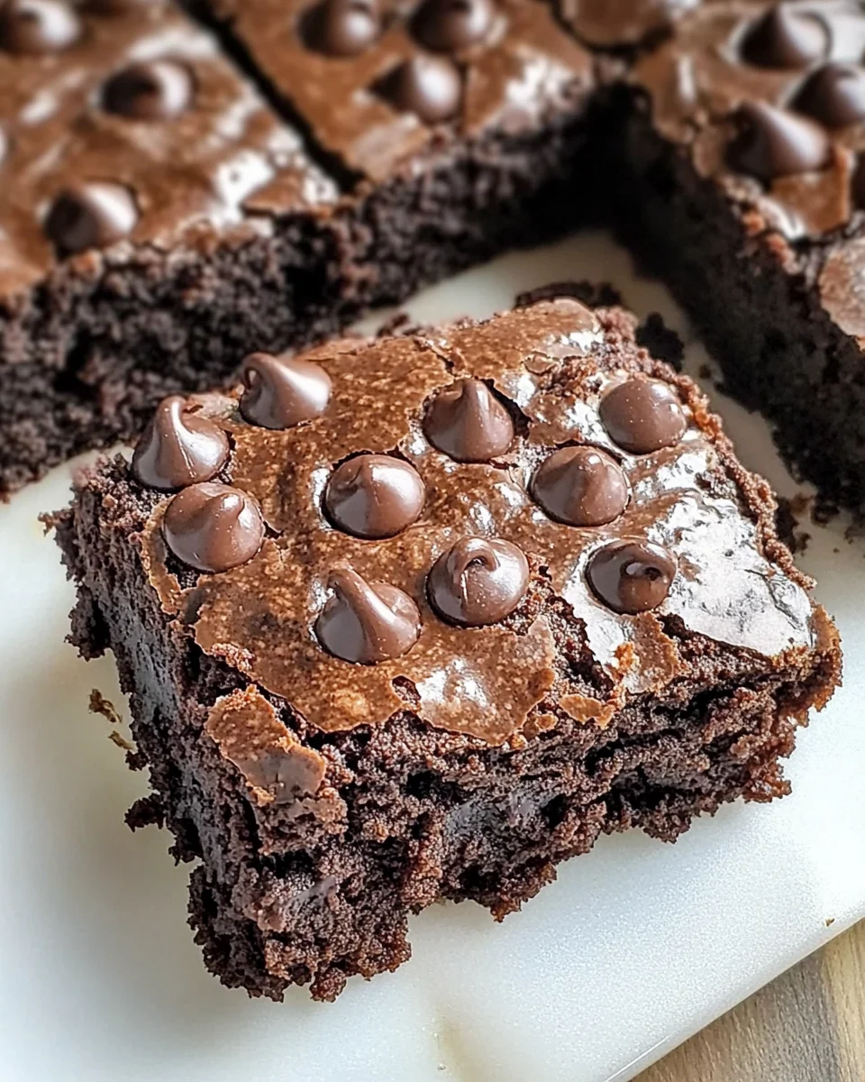 Secretly Healthy Zucchini Brownies