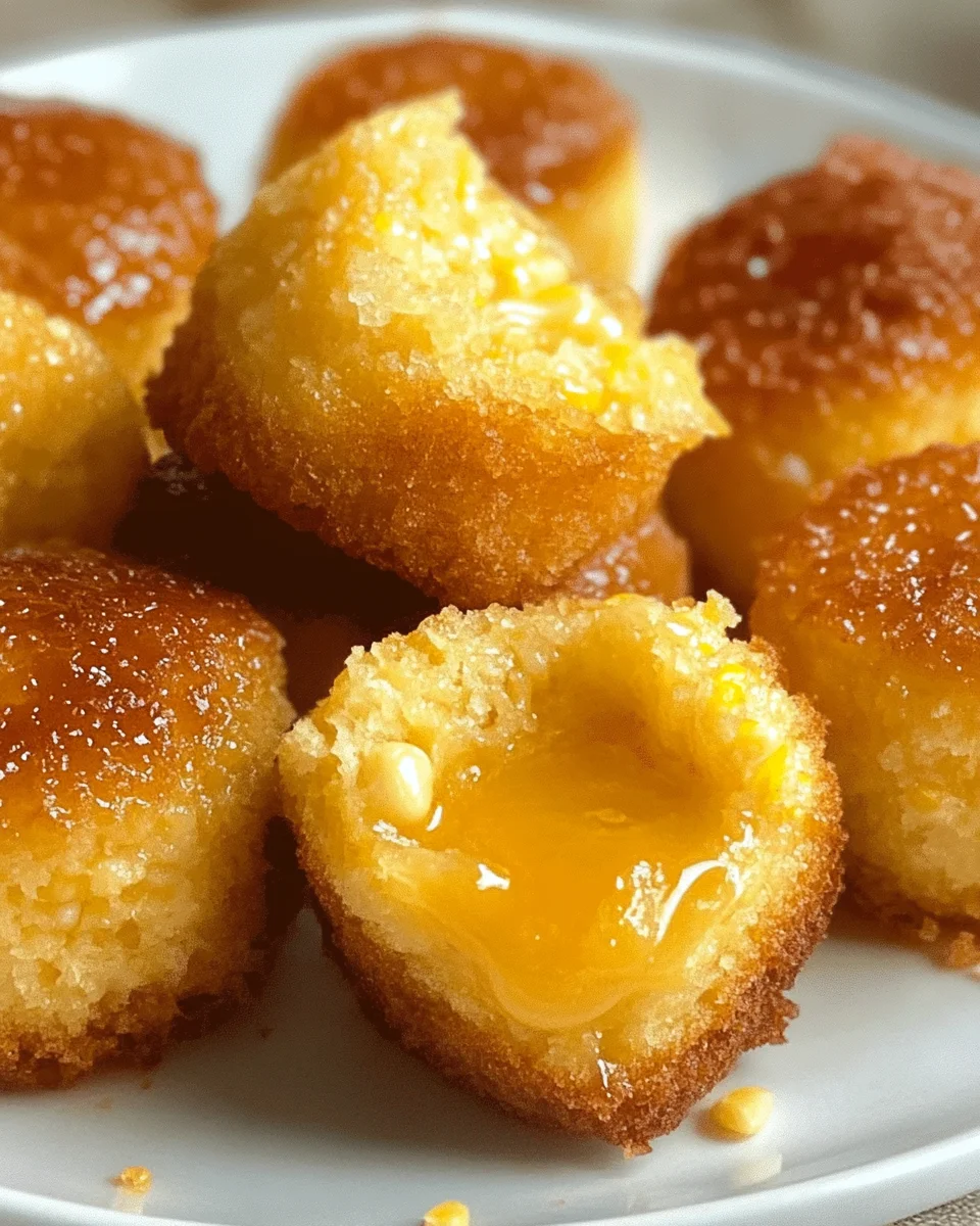Southern-Style Honey Butter Cornbread Poppers