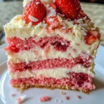 Strawberry Earthquake Cake