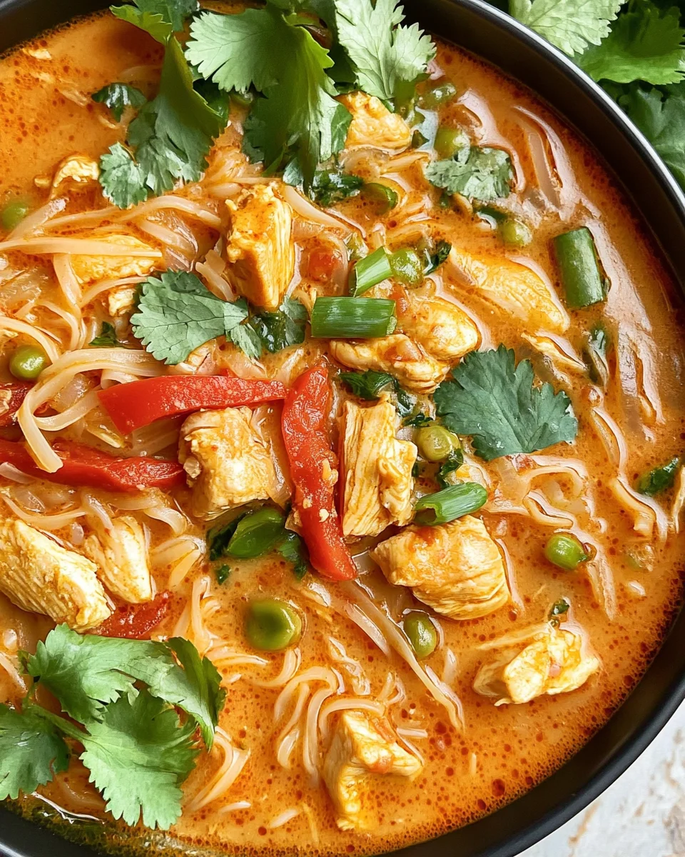 Thai Red Curry Noodle Soup
