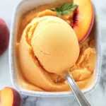 The Best Peach Sorbet Without Ice Cream Maker