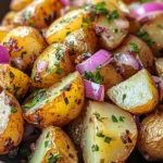 honey mustard roasted potato salad