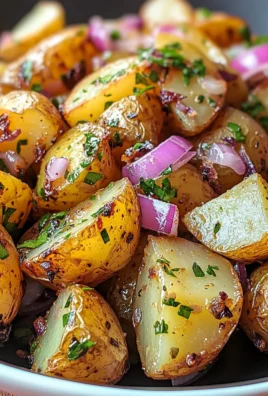 honey mustard roasted potato salad
