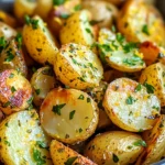 roasted lemon herb potato salad