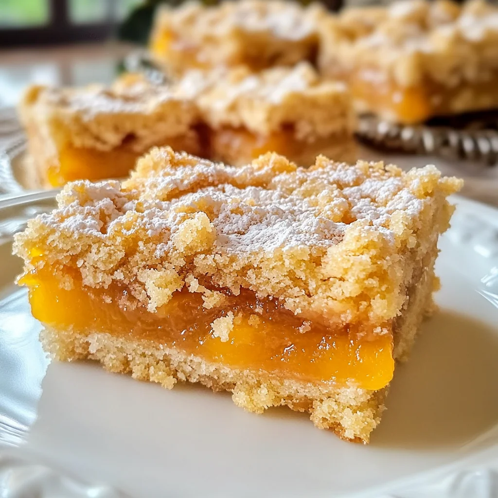 Apricot Shortbread Bars Recipe