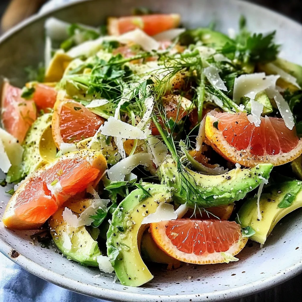 Avocado, Grapefruit and Fennel Salad