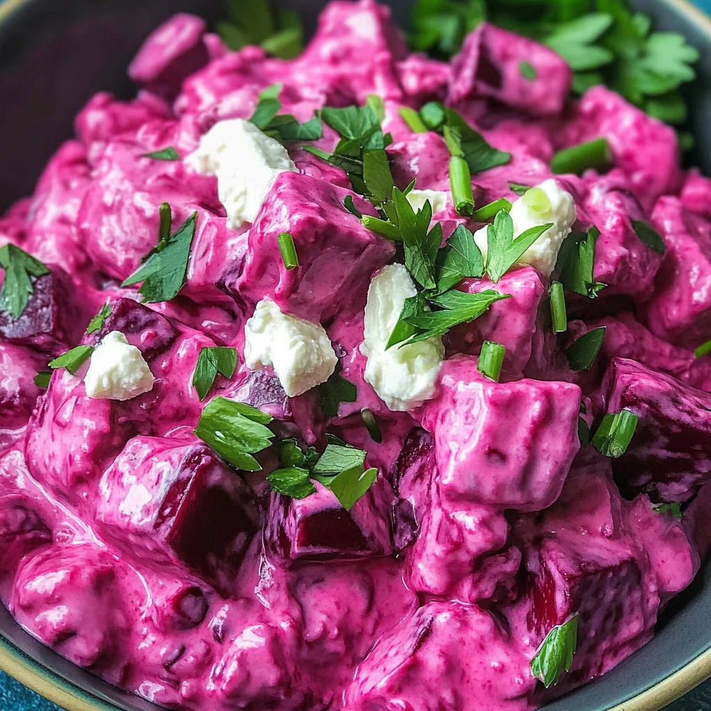 Beetroot Salad Dip With Greek Yogurt (Patzarosalata)