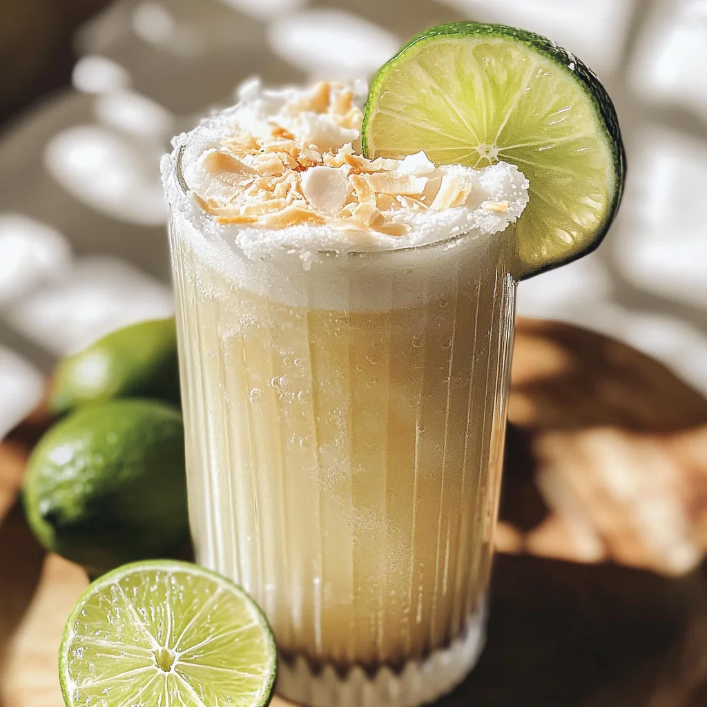 Brazilian Lemonade with Coconut