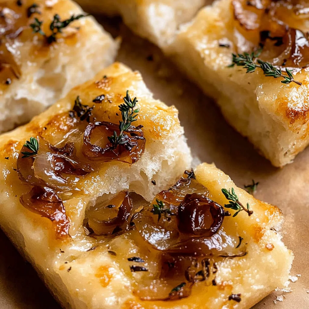 Caramelized Onion Focaccia
