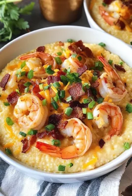 Cheesy Shrimp and Grits