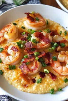 Cheesy Shrimp and Grits