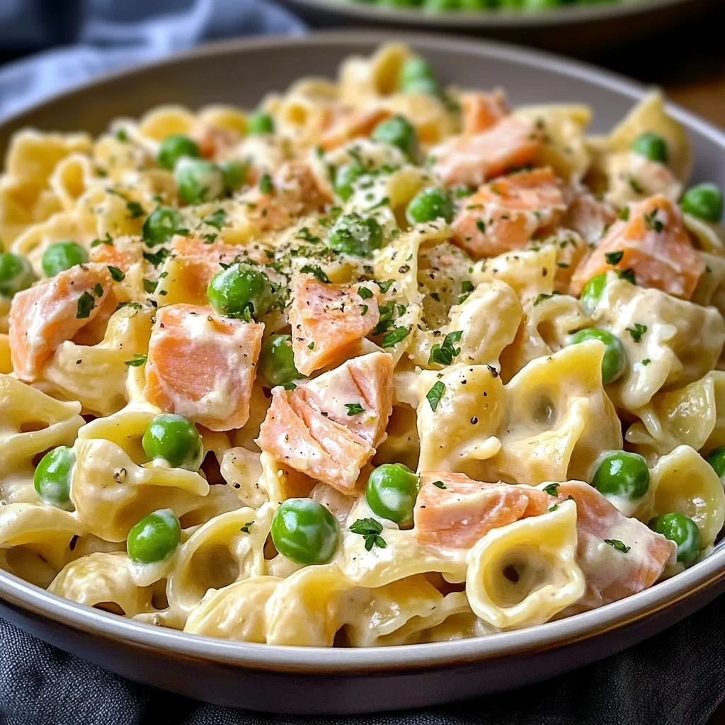 Creamy Hot Smoked Salmon Pasta