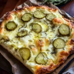 Dill Pickle Focaccia Bread