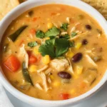 Easy Chicken, Poblano, and Black Bean Soup (Small Batch)