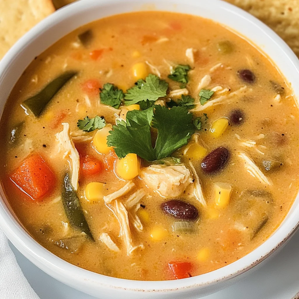 Easy Chicken, Poblano, and Black Bean Soup (Small Batch)
