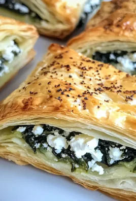 Flaky Spinach Feta Puff Pastry