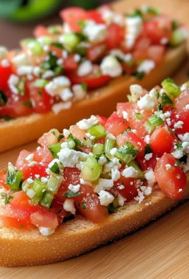 Garden Fresh Mediterranean Bruschetta