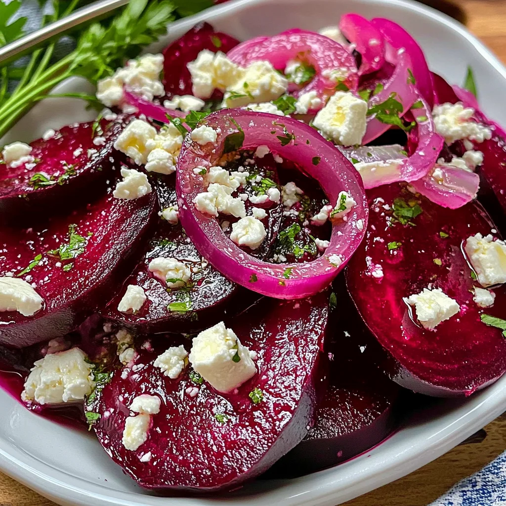 Greek Beet Salad (Patzarosalata)