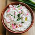 Healthy Radish Tzatziki Dip