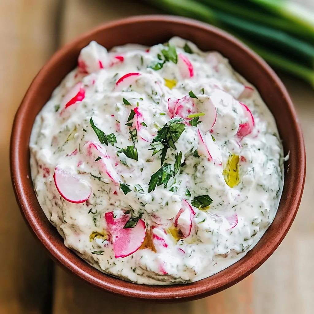 Healthy Radish Tzatziki Dip