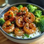 Honey Garlic Shrimp Bowls