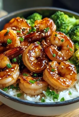 Honey Garlic Shrimp Bowls