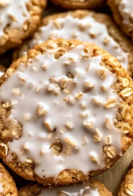 Iced Oatmeal Cookies Recipe