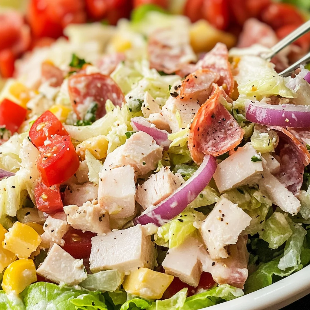 Italian Grinder Salad (Chopped Sub Salad)