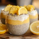 Lemon Cream Chia Pudding with Oat Milk