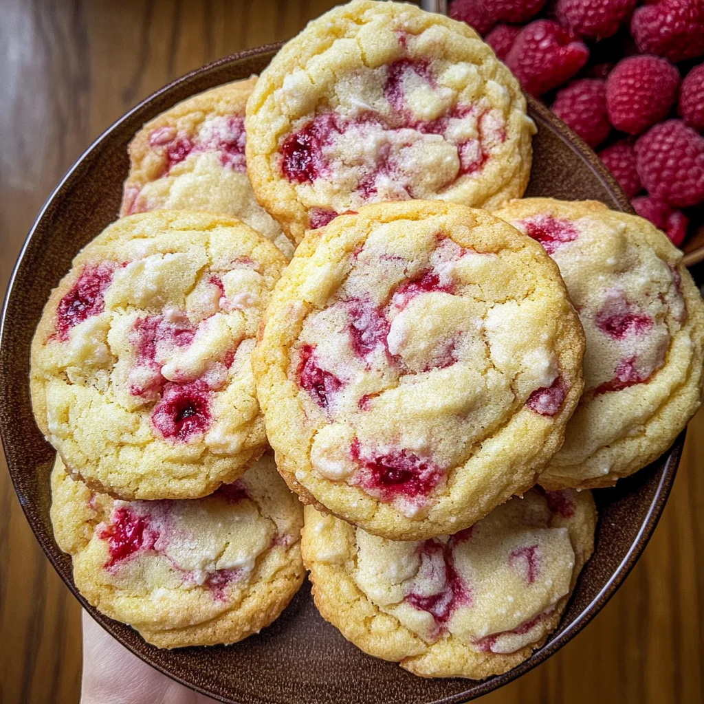 Lemon Raspberry Cookies