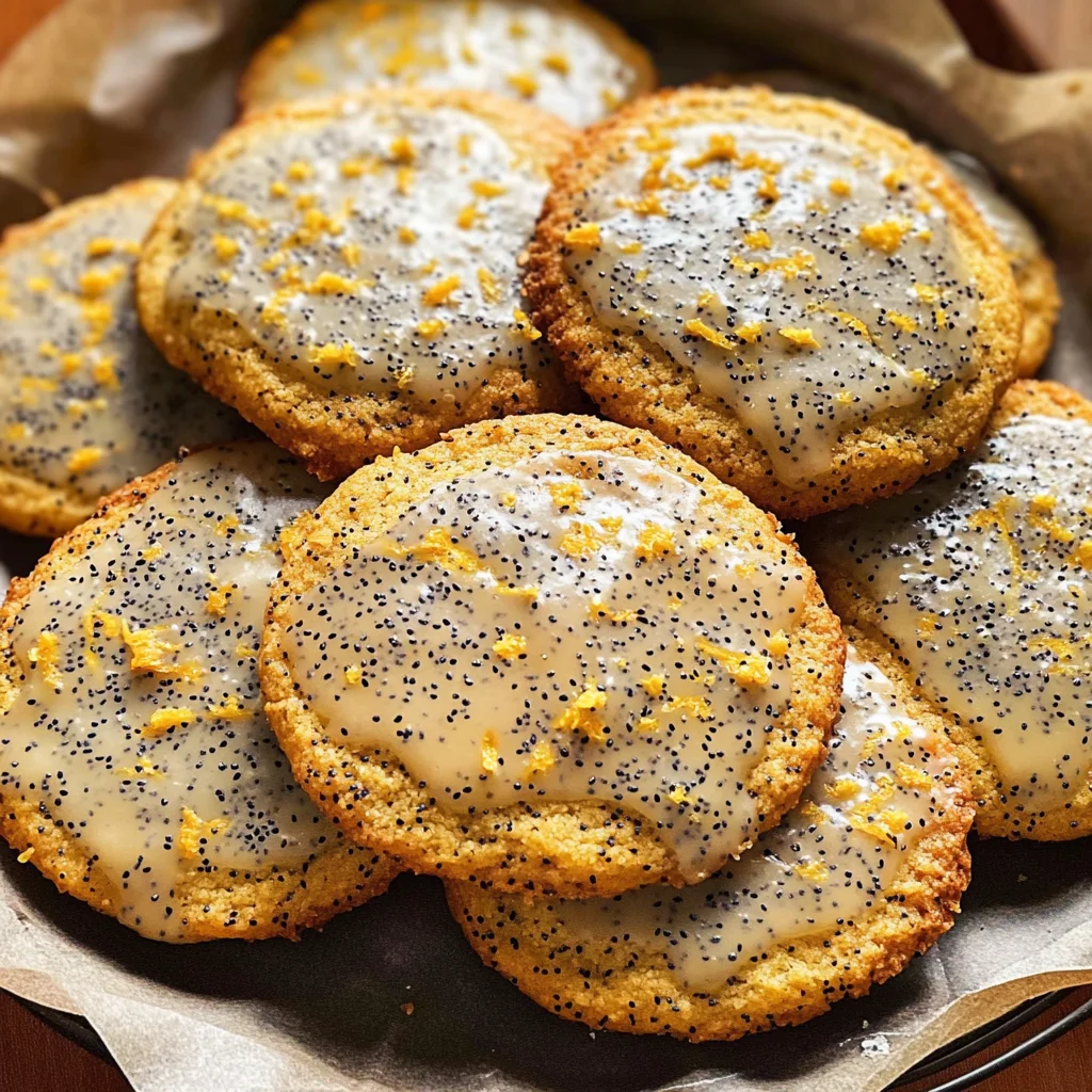 Orange Poppy Seed Cookies