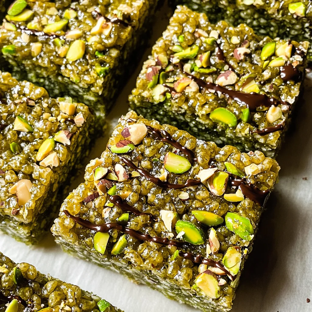 Pistachio and White Choc Rice Krispies Treats Recipe
