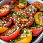Rachel's FAVORITE Marinated Tomatoes