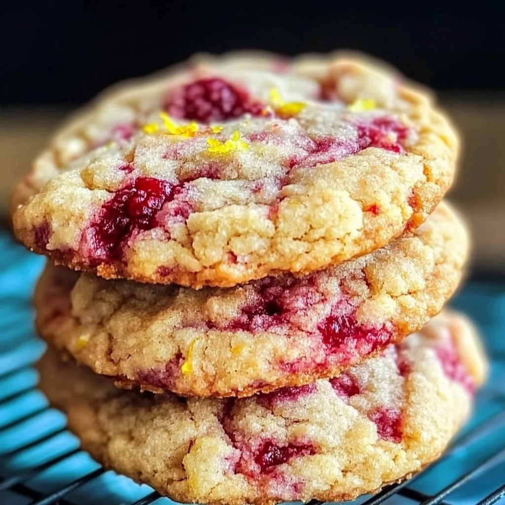 Raspberry Lemon Cookies