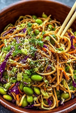 Sesame Ginger Edamame Noodles