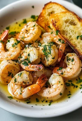 Shrimp Scampi Bowls with Garlic Bread