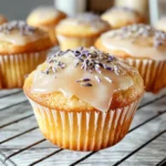 Soft & Fluffy Lemon Lavender Muffins Recipe